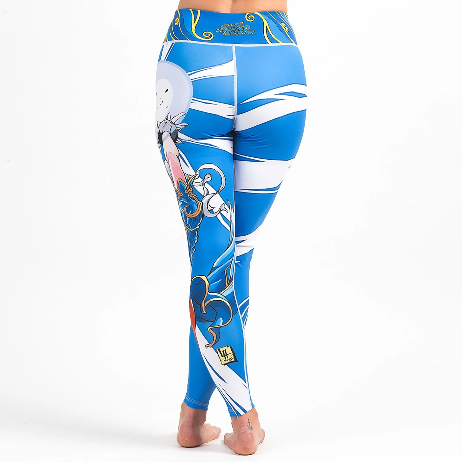 Fusion Fight Gear Chun Li Street Fighter Ladies Spats Compression Pants 4 Fusion Fight Gear Chun Li Street Fighter Ladies Spats Compression Pants - Image 4