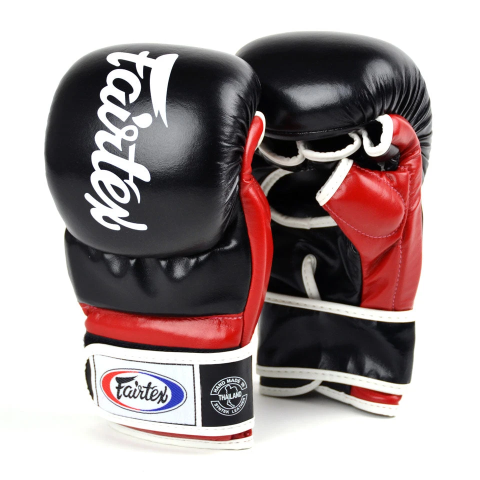 Fairtex FGV18 MMA Super Sparring Hybrid Gloves Red 3 Fairtex FGV18 MMA Super Sparring Hybrid Gloves Red - Image 3