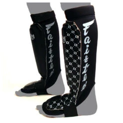Fairtex SP6 Neoprene Double Padded MMA Shin Guards Shinguards 5 Fairtex SP6 Neoprene Double Padded MMA Shin Guards Shinguards -The Clinch Fight Shop mma style shin guards black p134 3687 image