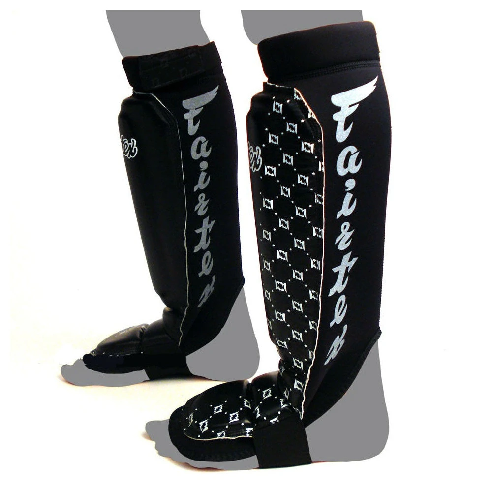 Fairtex SP6 Neoprene Double Padded MMA Shin Guards Shinguards 3 Fairtex SP6 Neoprene Double Padded MMA Shin Guards Shinguards - Image 3