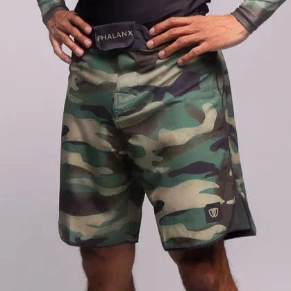 Phalanx Camo Green Ultralight HPLT MMA Grappling BJJ Shorts 1 Phalanx Camo Green Ultralight HPLT MMA Grappling BJJ Shorts