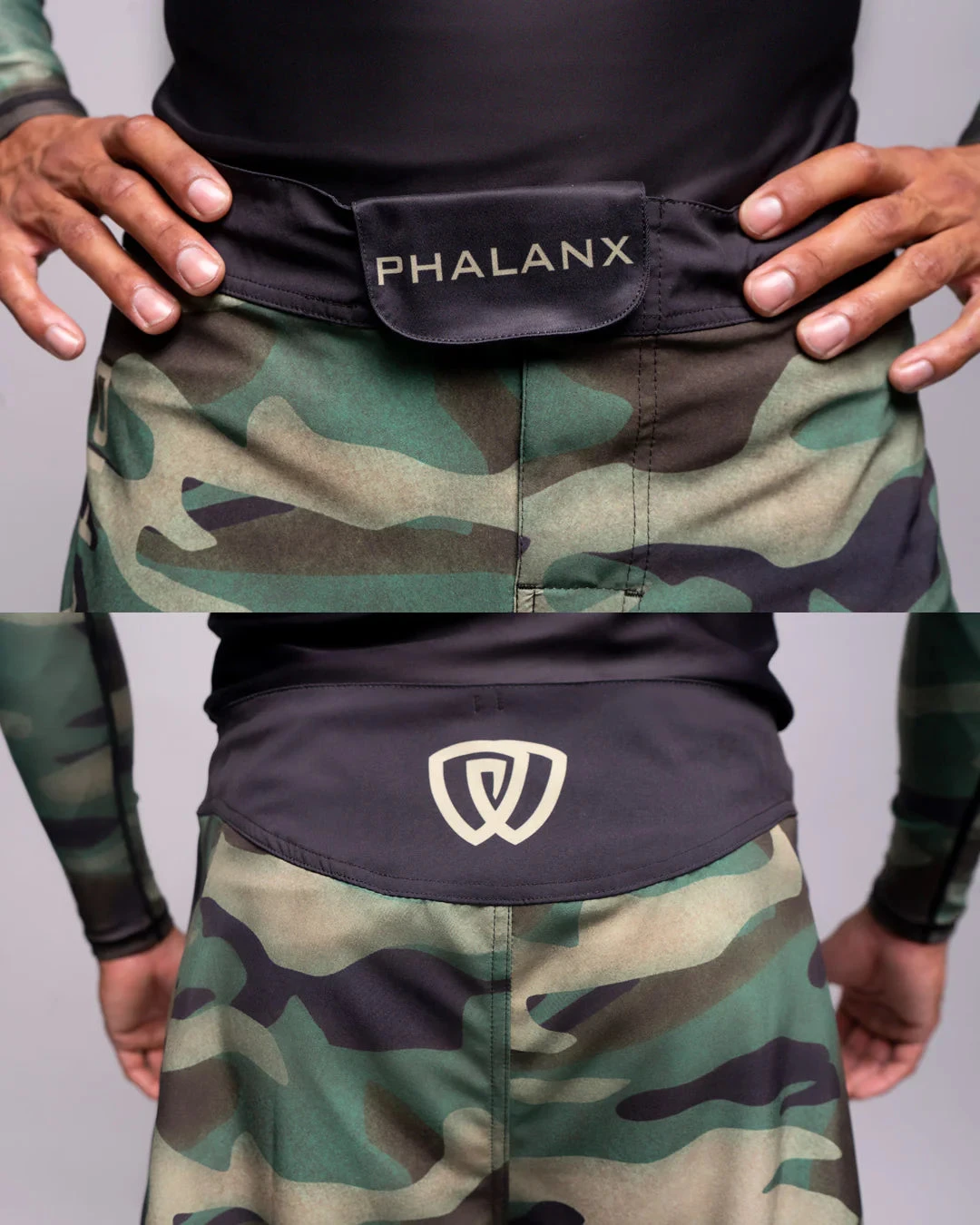 Phalanx Camo Green Ultralight HPLT MMA Grappling BJJ Shorts 4 Phalanx Camo Green Ultralight HPLT MMA Grappling BJJ Shorts - Image 4