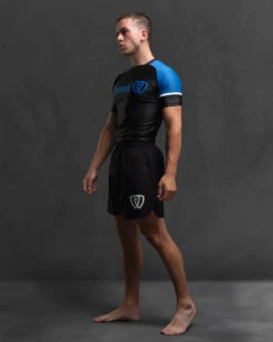 Phalanx Solider One Ranked Blue Black Short Sleeve Rash Guard 7 Phalanx Solider One Ranked Blue Black Short Sleeve Rash Guard -The Clinch Fight Shop phalanxbjjcanadajiujitsurankedshortsleeverashguardblue2