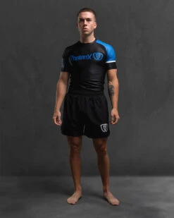 Phalanx Solider One Ranked Blue Black Short Sleeve Rash Guard 8 Phalanx Solider One Ranked Blue Black Short Sleeve Rash Guard -The Clinch Fight Shop phalanxbjjcanadajiujitsurankedshortsleeverashguardblue3