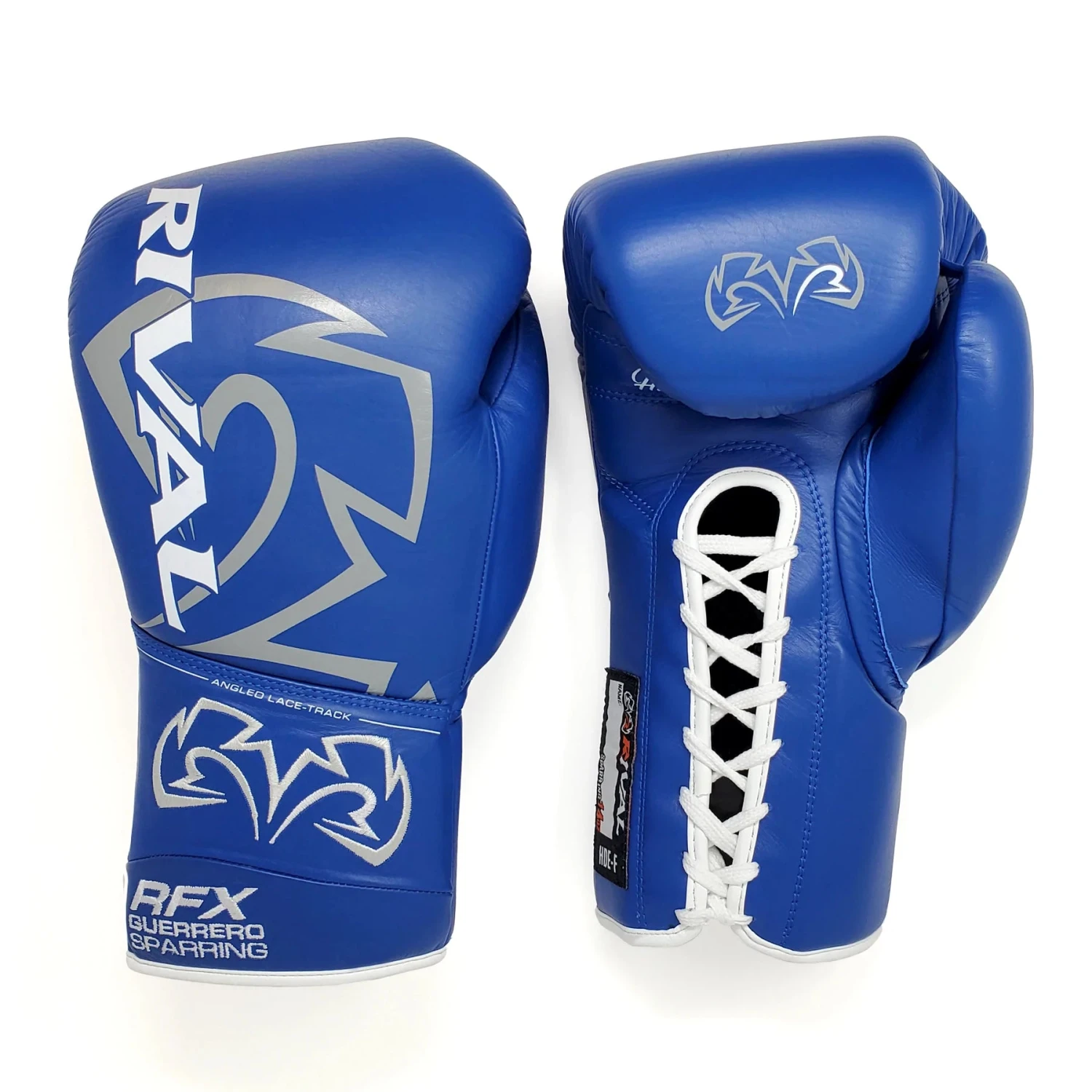 Rival Boxing RFX Guerrero Sparring Gloves Lace-Up Gloves Blue 2 Rival Boxing RFX Guerrero Sparring Gloves Lace-Up Gloves Blue - Image 2