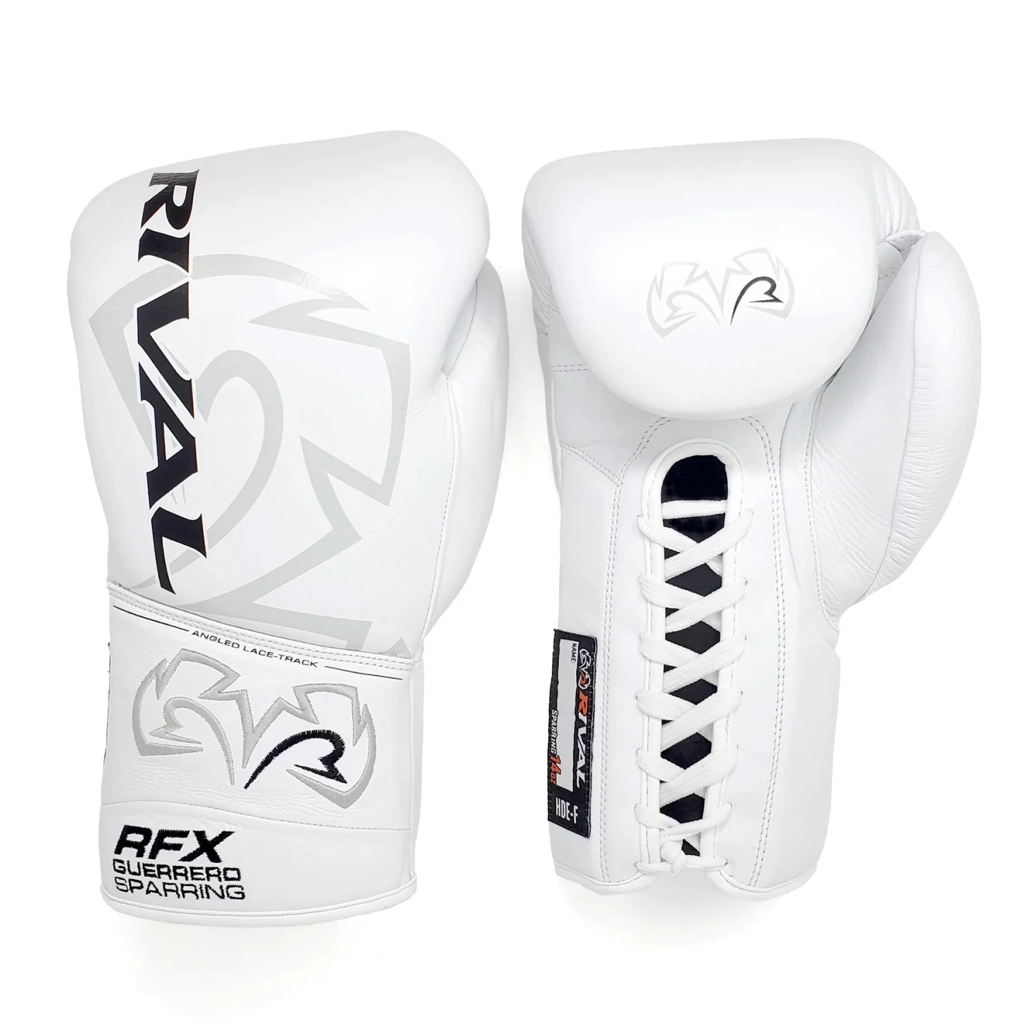 Rival Boxing RFX Guerrero Sparring Gloves Lace-Up Gloves White 2 Rival Boxing RFX Guerrero Sparring Gloves Lace-Up Gloves White - Image 2