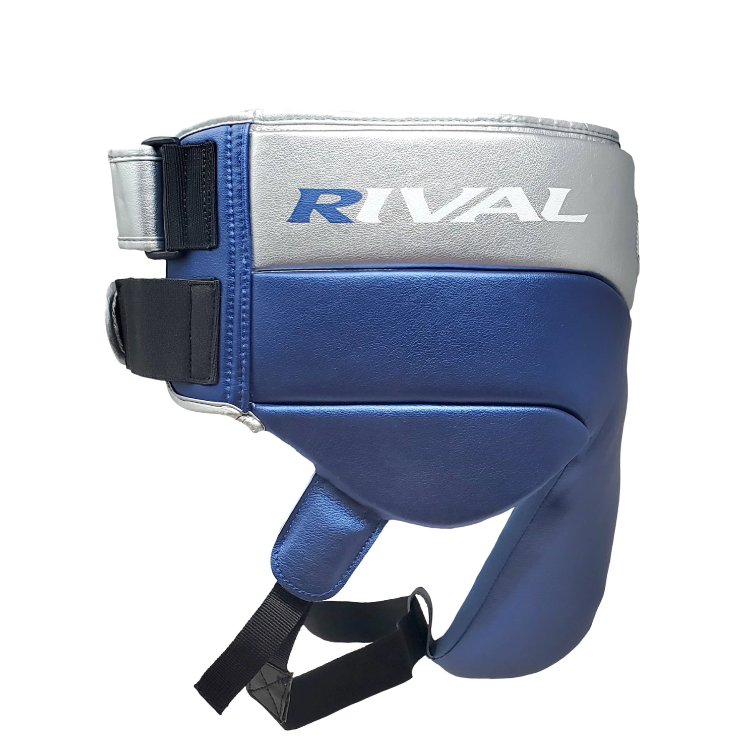 Rival RNFL100 Professional Groin Protector Blue/Silver 2 Rival RNFL100 Professional Groin Protector Blue/Silver - Image 2