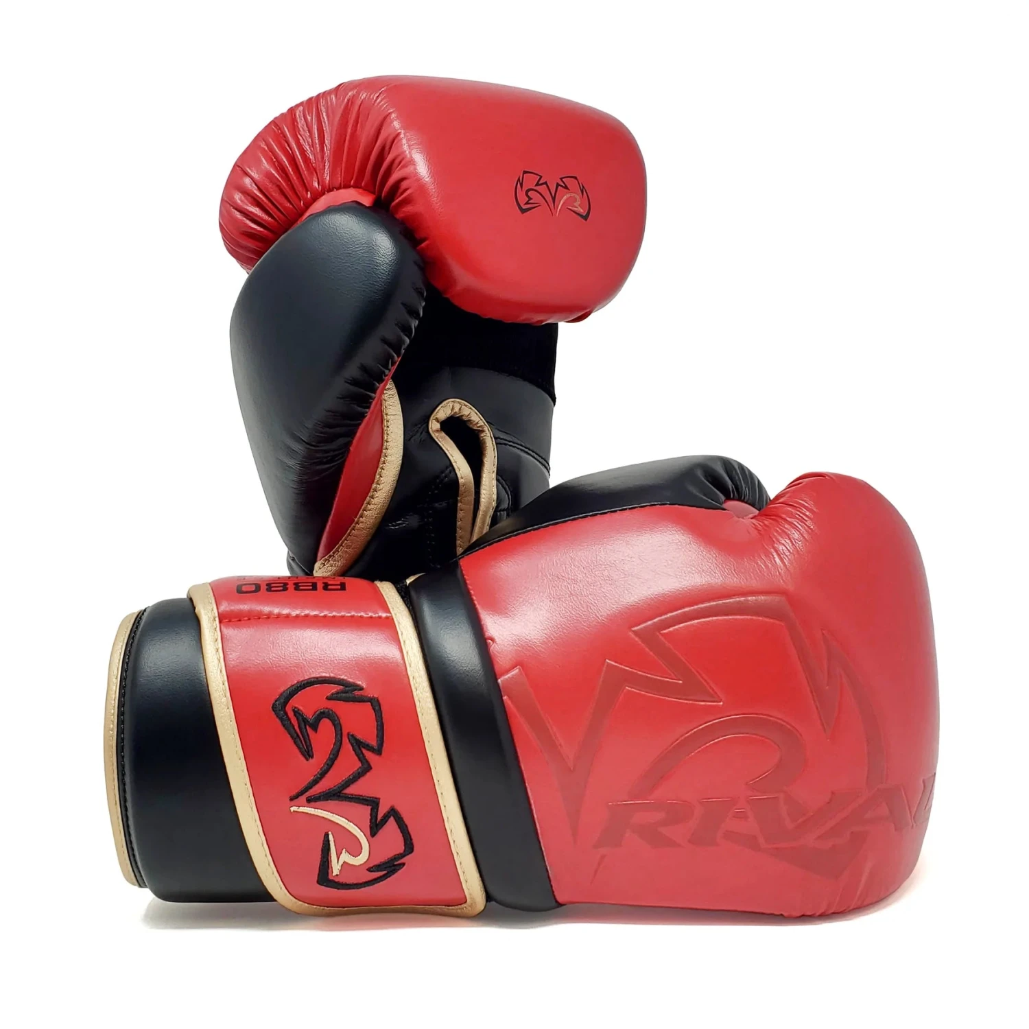 Rival Boxing RB80 Impulse Training Bag Gloves Red/Black/Gold 1 Rival Boxing RB80 Impulse Training Bag Gloves Red/Black/Gold