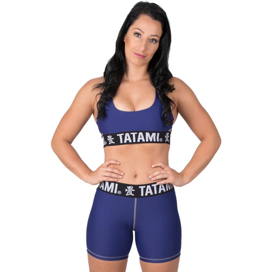 Tatami Fightwear Ladies Navy Minimal Vale Tudo Shorts 3 Tatami Fightwear Ladies Navy Minimal Vale Tudo Shorts - Image 3