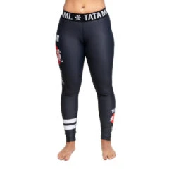 Tatami Fightwear Ladies Bushido Spats Compression Pants Tights 5 Tatami Fightwear Ladies Bushido Spats Compression Pants Tights -The Clinch Fight Shop tatamicanadafightwearladiesBushido Black Spats3