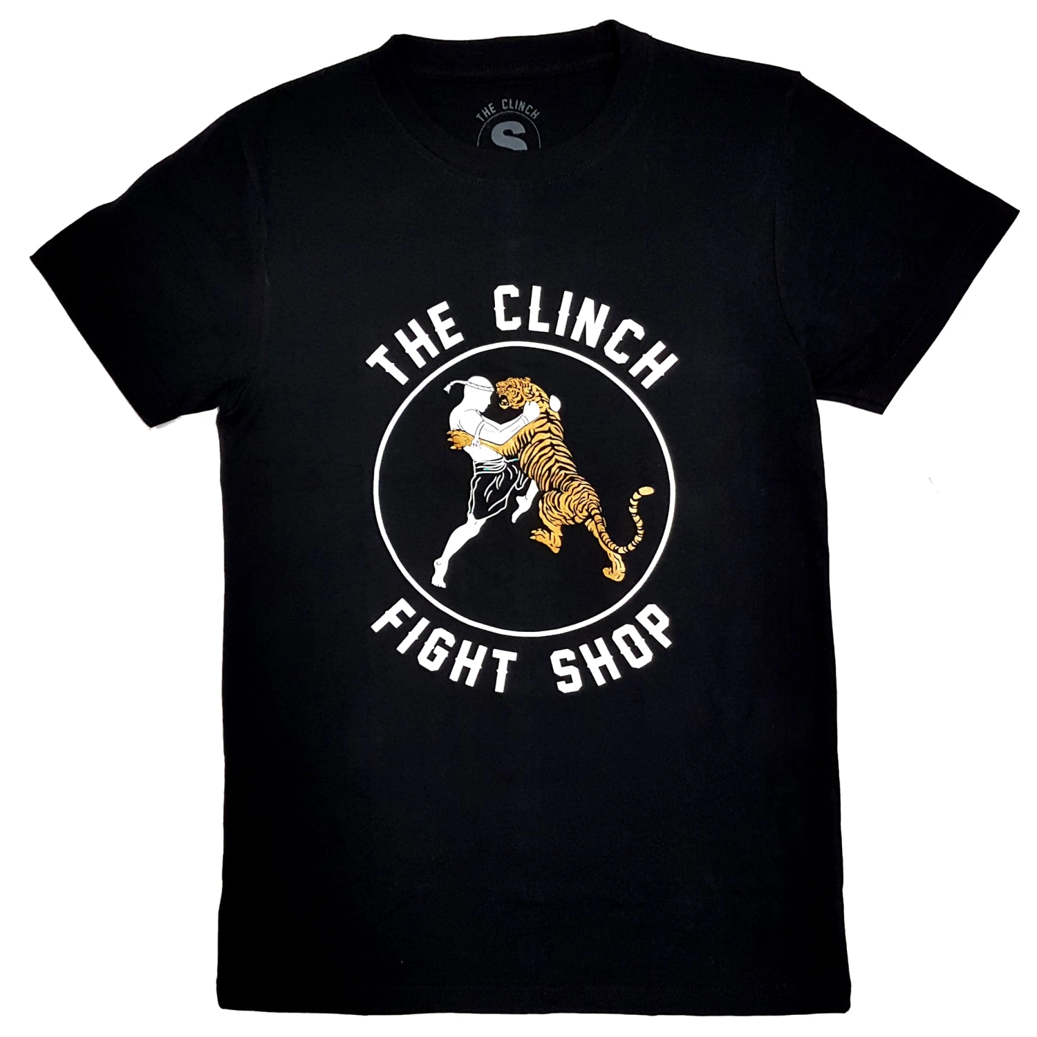 The Clinch Fight Shop Logo Tiger Black/Gold T-Shirt 1 The Clinch Fight Shop Logo Tiger Black/Gold T-Shirt