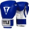 Title Boxing 3.0 Pro Style Leather Boxing Gloves Blue