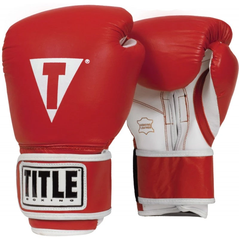 Title Boxing 3.0 Pro Style Leather Boxing Gloves Red 1 Title Boxing 3.0 Pro Style Leather Boxing Gloves Red