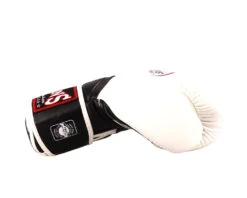 Twins BGVL11 Muay Thai Boxing Gloves White/Black -The Clinch Fight Shop twinsglovesbgv11white3